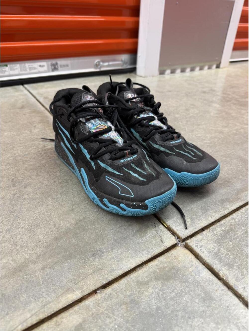 Puma LaMelo Ball MB.03 Blue Hive basketball shoes size 9.5 MENS
